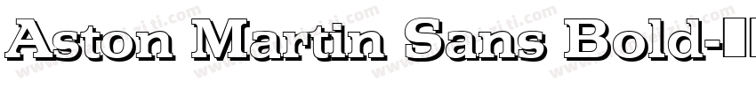 Aston Martin Sans Bold字体转换